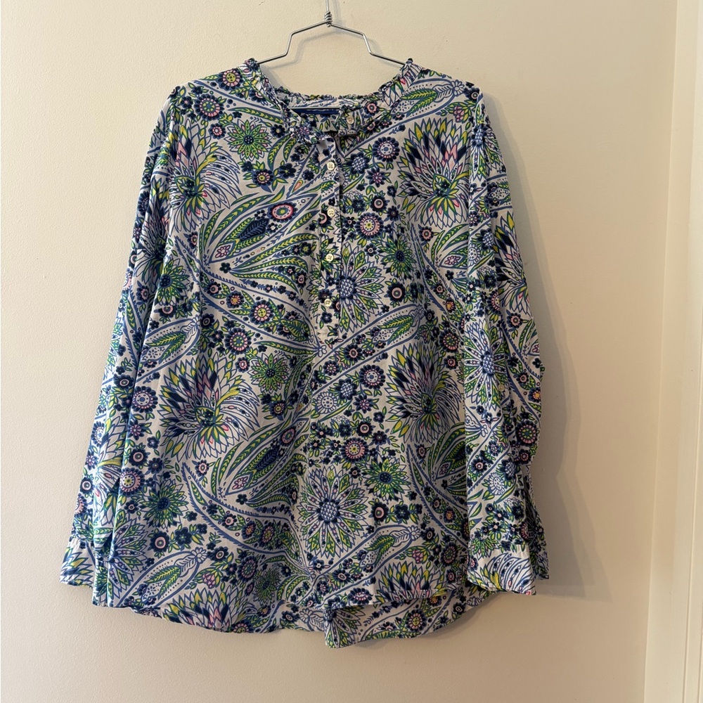 Talbots Floral Patterned Women's Top